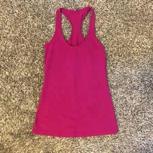 Pink lululemon Tank